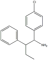 1-(4-chlorophenyl)-2-phenylbutan-1-amine Struktur