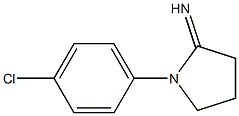 1-(4-chlorophenyl)pyrrolidin-2-imine Struktur