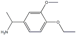 1-(4-ethoxy-3-methoxyphenyl)ethanamine Struktur