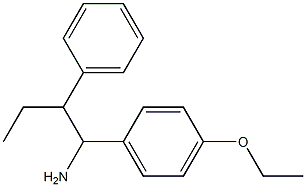 1-(4-ethoxyphenyl)-2-phenylbutan-1-amine Struktur