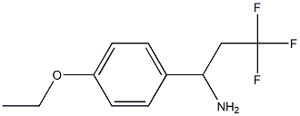 1-(4-ethoxyphenyl)-3,3,3-trifluoropropan-1-amine Struktur