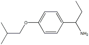 1-(4-isobutoxyphenyl)propan-1-amine Struktur