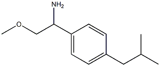 1-(4-isobutylphenyl)-2-methoxyethanamine Struktur