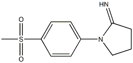 1-(4-methanesulfonylphenyl)pyrrolidin-2-imine Struktur