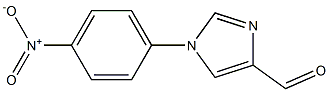 1-(4-nitrophenyl)-1H-imidazole-4-carbaldehyde Struktur