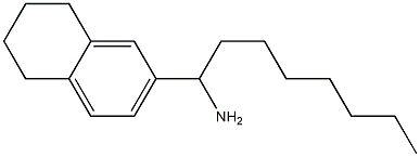 1-(5,6,7,8-tetrahydronaphthalen-2-yl)octan-1-amine Struktur