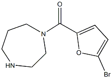 1-(5-bromo-2-furoyl)-1,4-diazepane Struktur