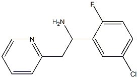 1-(5-chloro-2-fluorophenyl)-2-(pyridin-2-yl)ethan-1-amine Struktur