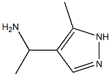 1-(5-methyl-1H-pyrazol-4-yl)ethan-1-amine Struktur