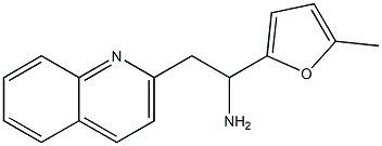 1-(5-methylfuran-2-yl)-2-(quinolin-2-yl)ethan-1-amine Struktur