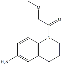 1-(6-amino-1,2,3,4-tetrahydroquinolin-1-yl)-2-methoxyethan-1-one Struktur