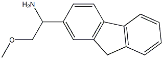 1-(9H-fluoren-2-yl)-2-methoxyethan-1-amine Struktur