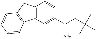 1-(9H-fluoren-3-yl)-3,3-dimethylbutan-1-amine Struktur