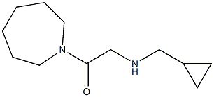 1-(azepan-1-yl)-2-[(cyclopropylmethyl)amino]ethan-1-one Struktur