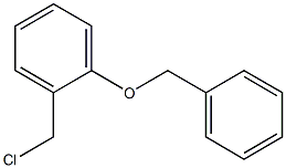 1-(benzyloxy)-2-(chloromethyl)benzene Struktur