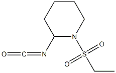 1-(ethylsulfonyl)-2-isocyanatopiperidine Struktur