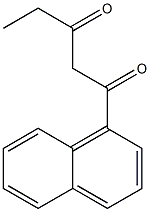 1-(naphthalen-1-yl)pentane-1,3-dione Struktur