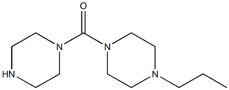 1-(piperazin-1-ylcarbonyl)-4-propylpiperazine Struktur