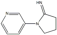 1-(pyridin-3-yl)pyrrolidin-2-imine Struktur