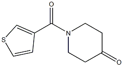 1-(thien-3-ylcarbonyl)piperidin-4-one Struktur