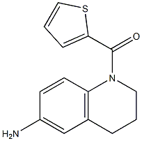 1-(thiophen-2-ylcarbonyl)-1,2,3,4-tetrahydroquinolin-6-amine Struktur