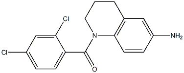 1-[(2,4-dichlorophenyl)carbonyl]-1,2,3,4-tetrahydroquinolin-6-amine Struktur