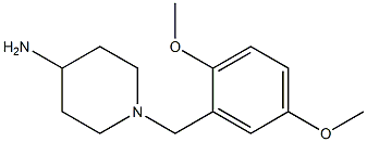 1-[(2,5-dimethoxyphenyl)methyl]piperidin-4-amine Struktur