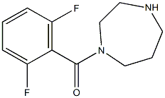 1-[(2,6-difluorophenyl)carbonyl]-1,4-diazepane Struktur