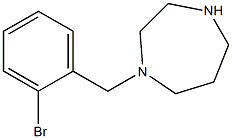 1-[(2-bromophenyl)methyl]-1,4-diazepane Struktur