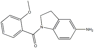 1-[(2-methoxyphenyl)carbonyl]-2,3-dihydro-1H-indol-5-amine Struktur