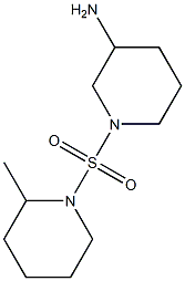 1-[(2-methylpiperidine-1-)sulfonyl]piperidin-3-amine Struktur