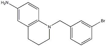 1-[(3-bromophenyl)methyl]-1,2,3,4-tetrahydroquinolin-6-amine Struktur