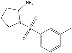 1-[(3-methylbenzene)sulfonyl]pyrrolidin-2-amine Struktur