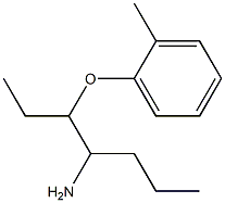 1-[(4-aminoheptan-3-yl)oxy]-2-methylbenzene Struktur