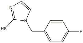 1-[(4-fluorophenyl)methyl]-1H-imidazole-2-thiol Struktur