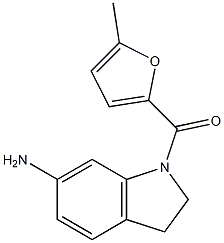 1-[(5-methylfuran-2-yl)carbonyl]-2,3-dihydro-1H-indol-6-amine Struktur