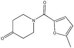 1-[(5-methylfuran-2-yl)carbonyl]piperidin-4-one Struktur