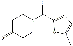 1-[(5-methylthien-2-yl)carbonyl]piperidin-4-one Struktur