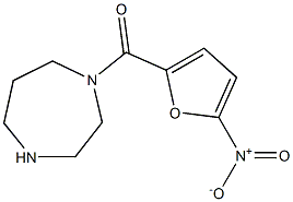 1-[(5-nitrofuran-2-yl)carbonyl]-1,4-diazepane Struktur