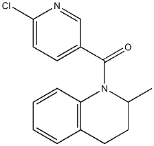 1-[(6-chloropyridin-3-yl)carbonyl]-2-methyl-1,2,3,4-tetrahydroquinoline Struktur