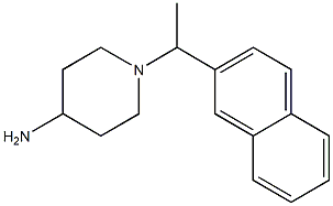 1-[1-(naphthalen-2-yl)ethyl]piperidin-4-amine Struktur