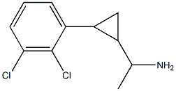 1-[2-(2,3-dichlorophenyl)cyclopropyl]ethan-1-amine Struktur