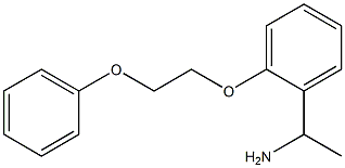 1-[2-(2-phenoxyethoxy)phenyl]ethan-1-amine Struktur