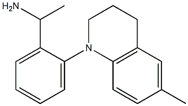 1-[2-(6-methyl-1,2,3,4-tetrahydroquinolin-1-yl)phenyl]ethan-1-amine Struktur