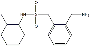 1-[2-(aminomethyl)phenyl]-N-(2-methylcyclohexyl)methanesulfonamide Struktur