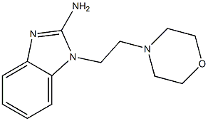 1-[2-(morpholin-4-yl)ethyl]-1H-1,3-benzodiazol-2-amine Struktur