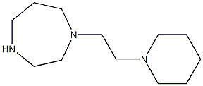 1-[2-(piperidin-1-yl)ethyl]-1,4-diazepane Struktur