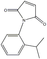 1-[2-(propan-2-yl)phenyl]-2,5-dihydro-1H-pyrrole-2,5-dione Struktur