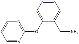 1-[2-(pyrimidin-2-yloxy)phenyl]methanamine Struktur