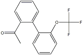 1-[2'-(trifluoromethoxy)-1,1'-biphenyl-2-yl]ethanone Struktur